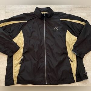 Pro Celebrity New Orleans Saints Mercedes Benz Windbreaker Jacket Mens 2XL XXL